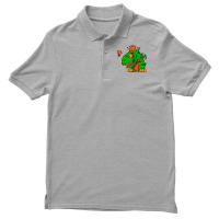 Bonk Vs King Drool Men's Polo Shirt | Artistshot