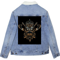 Vikings Essential  Boy Quote Unisex Sherpa-lined Denim Jacket | Artistshot