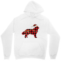 Newfoundland Dog Christmas Red Plaid Pajamas Unisex Hoodie | Artistshot