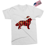 Newfoundland Dog Christmas Red Plaid Pajamas Exclusive T-shirt | Artistshot