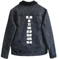 F Stop Scale  Cute Funny Unisex Sherpa-lined Denim Jacket | Artistshot