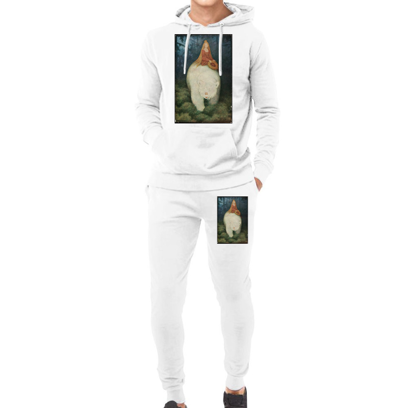 White Bear Kittelsen  Stars Hipster Hoodie & Jogger Set | Artistshot