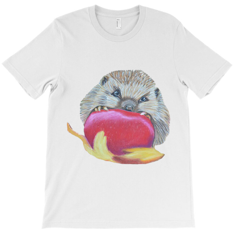 Outlined Hamster With An Apple T-shirt | Artistshot