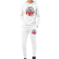 Outlined Hamster With An Apple Hoodie & Jogger Set | Artistshot