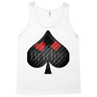 Bridge Card Game Elegant Design For Bridge Players Tank Top | Artistshot