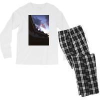 Sundown On The Motel Classic Nostalgia Nature Men's Long Sleeve Pajama Set | Artistshot