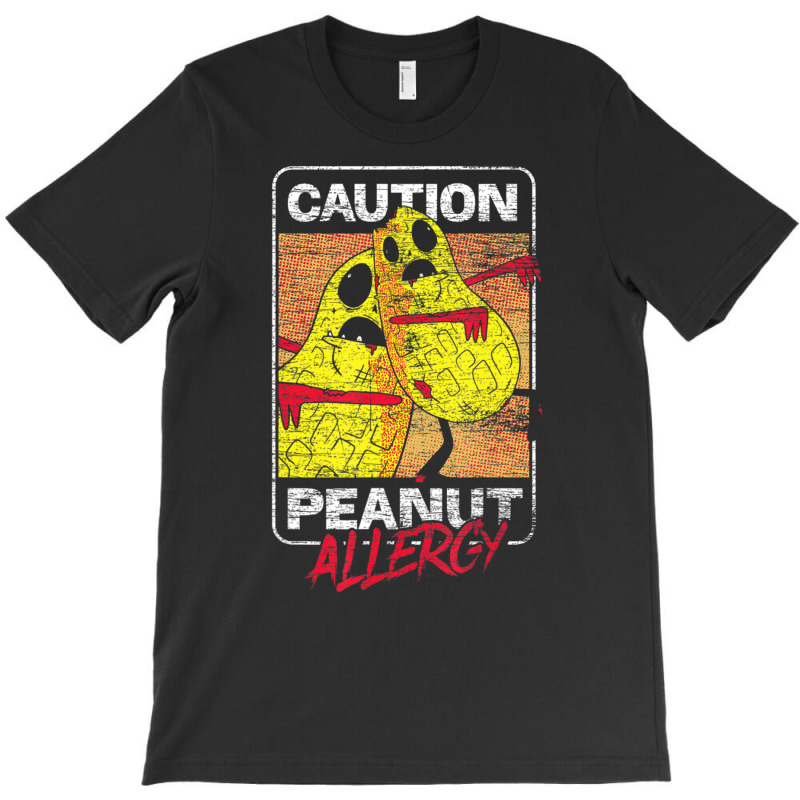 Trending Food Intolerance Caution Peanut Allergy Food Allergy T-Shirt by Karyn Love | Artistshot