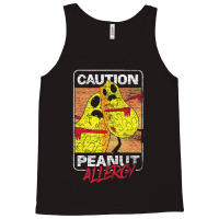 Trending Food Intolerance Caution Peanut Allergy Food Allergy Tank Top | Artistshot