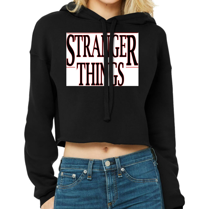 Black And Red Poster Yellow Cropped Hoodie by devanperryh | Artistshot