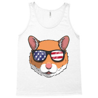 Patriotic Hamster Merica American Flag Transparent Tank Top | Artistshot