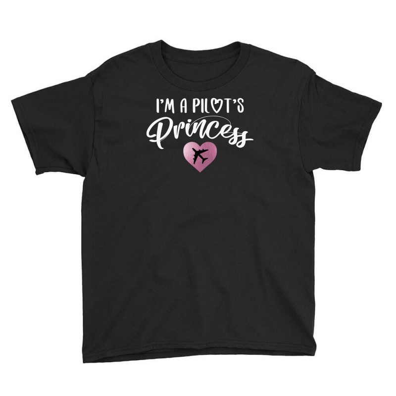 I'm A Pilot's Princess For Dark Youth Tee | Artistshot