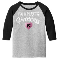 I'm A Pilot's Princess For Dark Youth 3/4 Sleeve | Artistshot