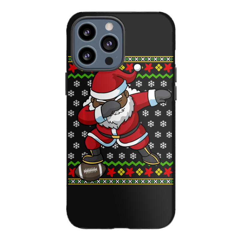 Limited Edition Football Dabbing Black African American Santa Christma Iphone 13 Pro Max Case | Artistshot