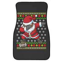 Limited Edition Football Dabbing Black African American Santa Christma Front Car Mat | Artistshot