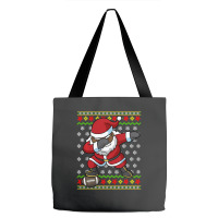 Limited Edition Football Dabbing Black African American Santa Christma Tote Bags | Artistshot