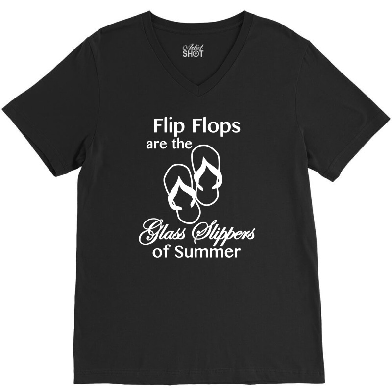 Flip Flop Of Summer V-neck Tee | Artistshot