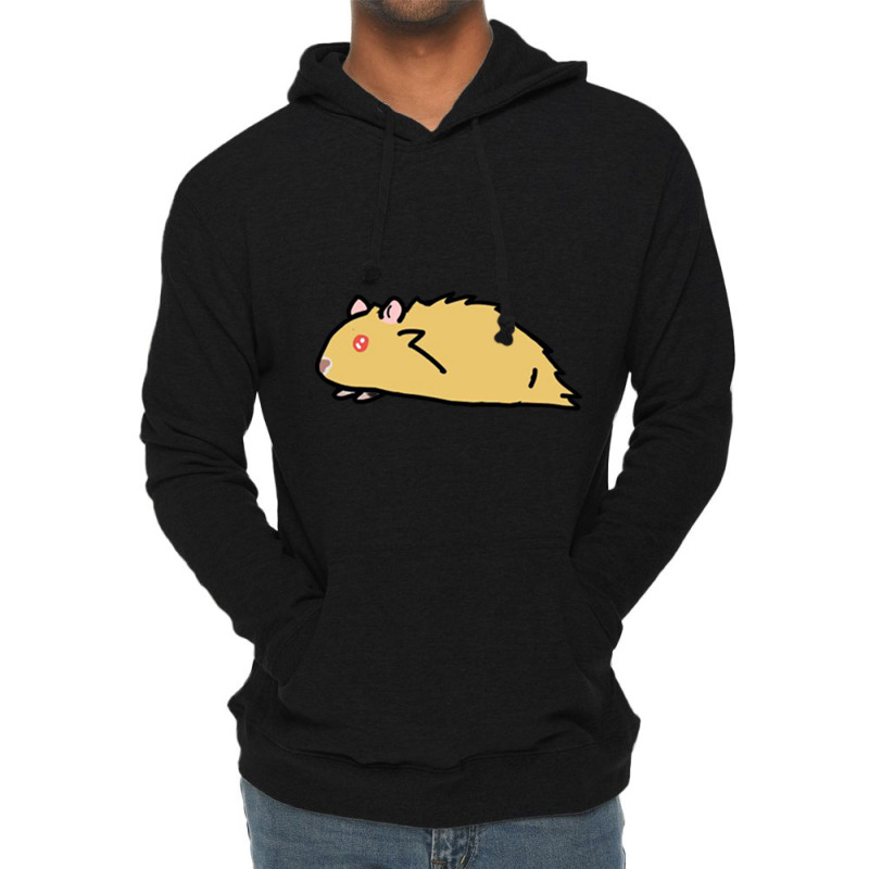 Red Eyed Cream Longhaired Hamster Lightweight Hoodie | Artistshot