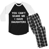 Funny Daughter  Fathers Day Gift Dads Stepdad Grandpa Men's 3/4 Sleeve Pajama Set | Artistshot