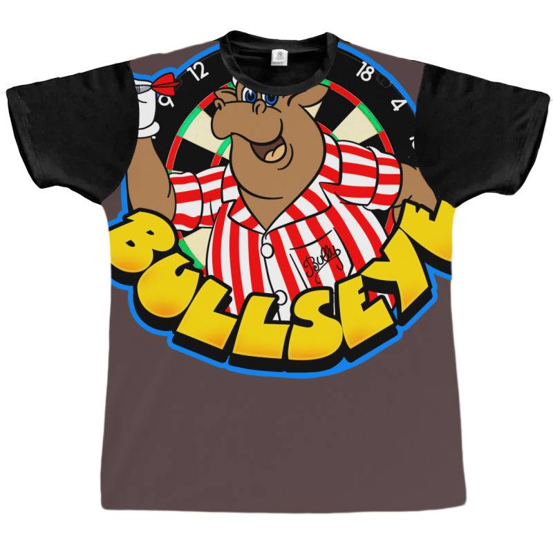 Bullseye Retro British Tv Game Show Jim Bowen Graphic T-shirt | Artistshot