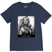 Lizabeth Scott Classic  Aesthetic Retro V-neck Tee | Artistshot