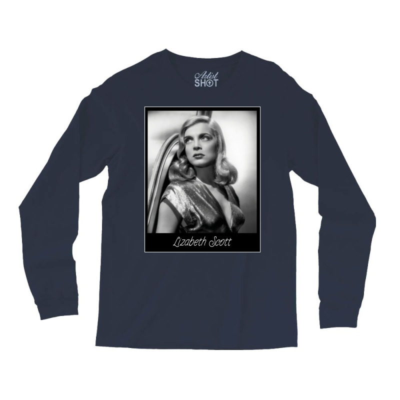 Lizabeth Scott Classic  Aesthetic Retro Long Sleeve Shirts by mabreykantarg | Artistshot