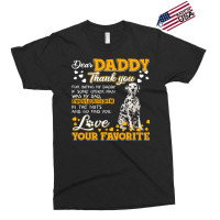 Dalmatian Funny Dog Dear Daddy Thank You For Being My Daddy 187 Dalmat Exclusive T-shirt | Artistshot