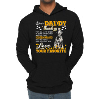 Dalmatian Funny Dog Dear Daddy Thank You For Being My Daddy 187 Dalmat Lightweight Hoodie | Artistshot