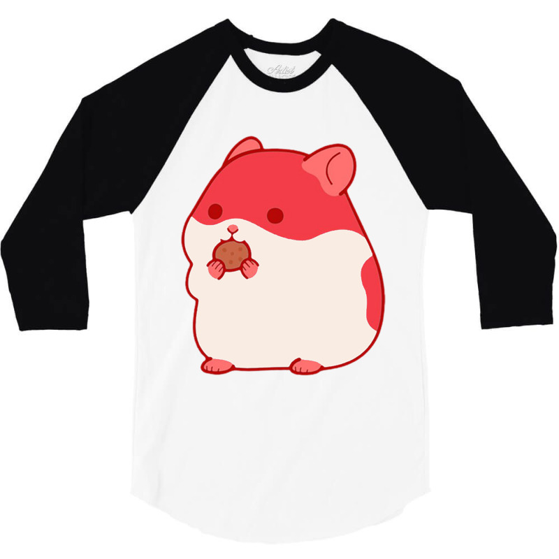 Red Hamster 3/4 Sleeve Shirt | Artistshot