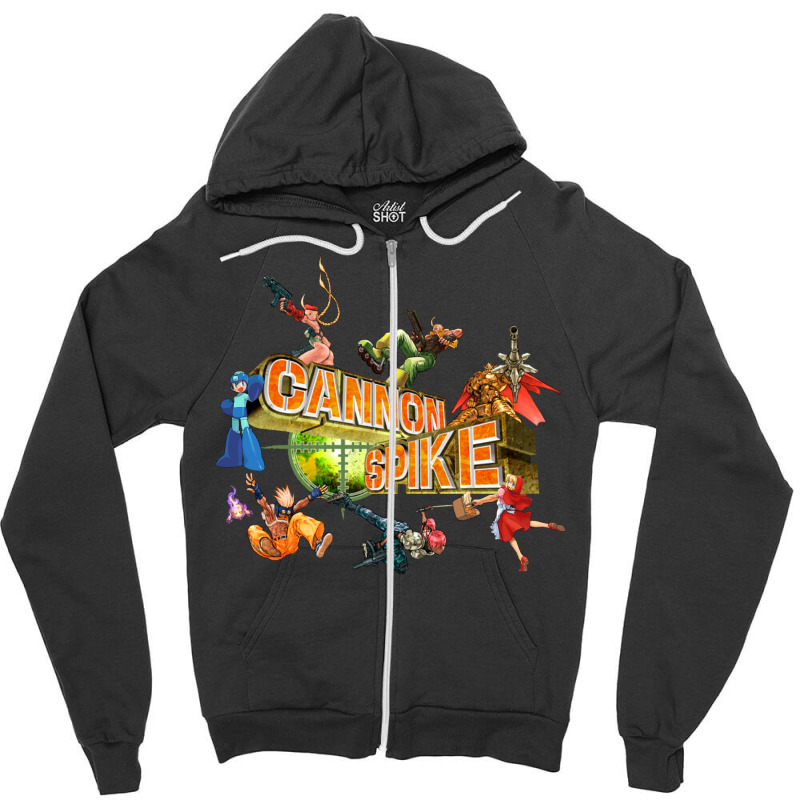 Cannon Spike Zipper Hoodie | Artistshot