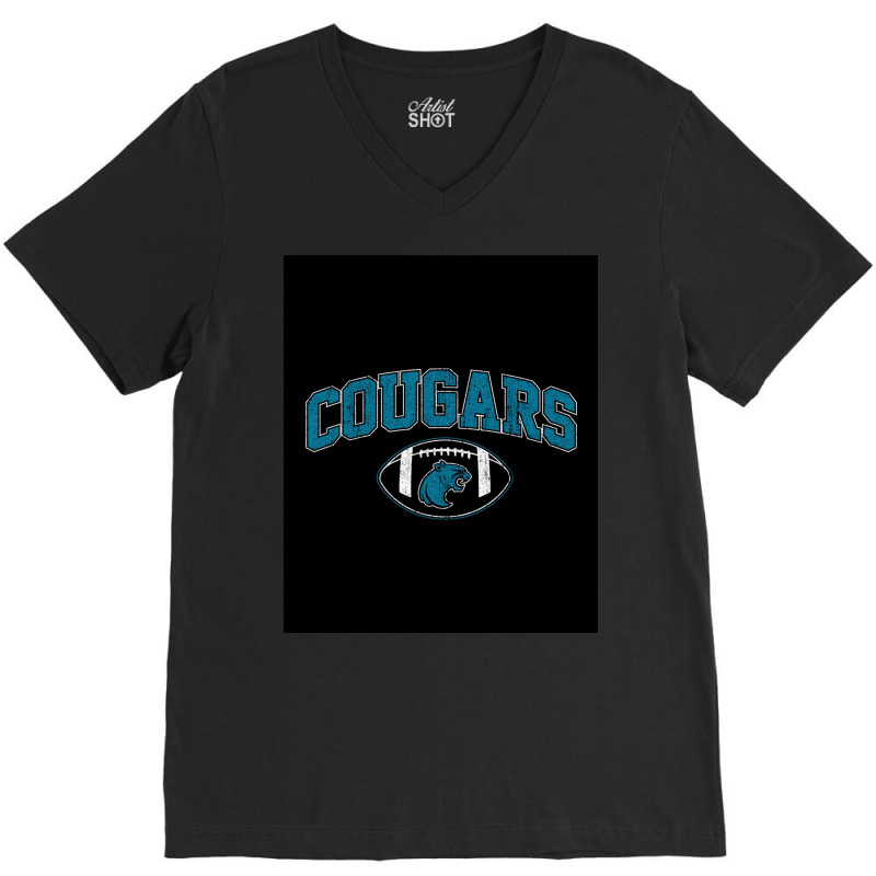 Cougars Playmakers Poster V-neck Tee | Artistshot