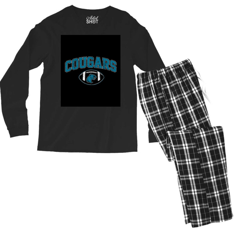 Cougars Playmakers Poster Men's Long Sleeve Pajama Set | Artistshot