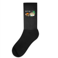 Camping Ruffing It Socks | Artistshot