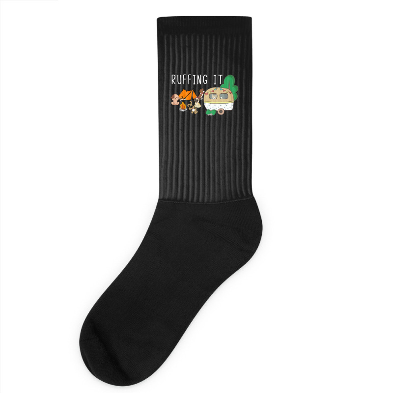 Camping Ruffing It Socks | Artistshot