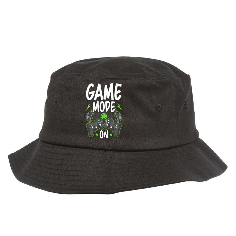 Trending Gamer Mode On Video Gamer Gaming Bucket Hat by Kristina Ritchey | Artistshot