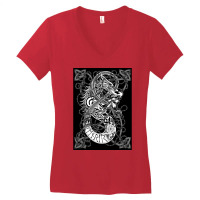 Fenrir Norse Mythology Wolf  Hippie Women's V-neck T-shirt | Artistshot