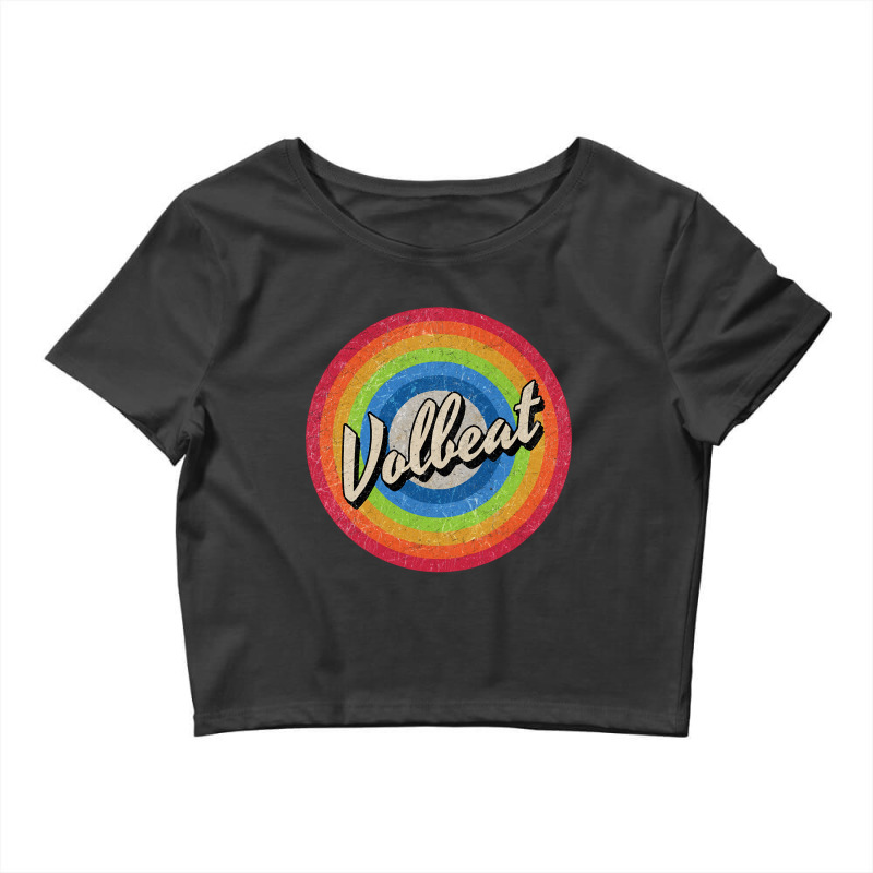 Hot Trend Vintage Style Circle - Volbeat Crop Top by fenderbendable | Artistshot