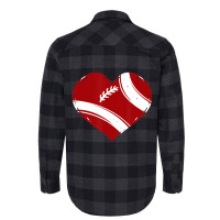 Hot Trend Football Lover Football Heart Valentines Day Boys Girls Kids Flannel Shirt | Artistshot