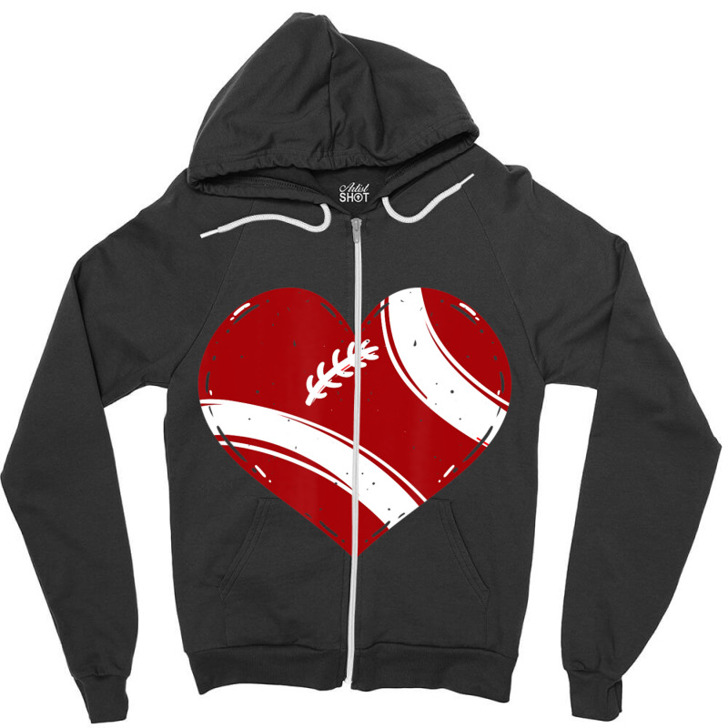 Hot Trend Football Lover Football Heart Valentines Day Boys Girls Kids Zipper Hoodie | Artistshot