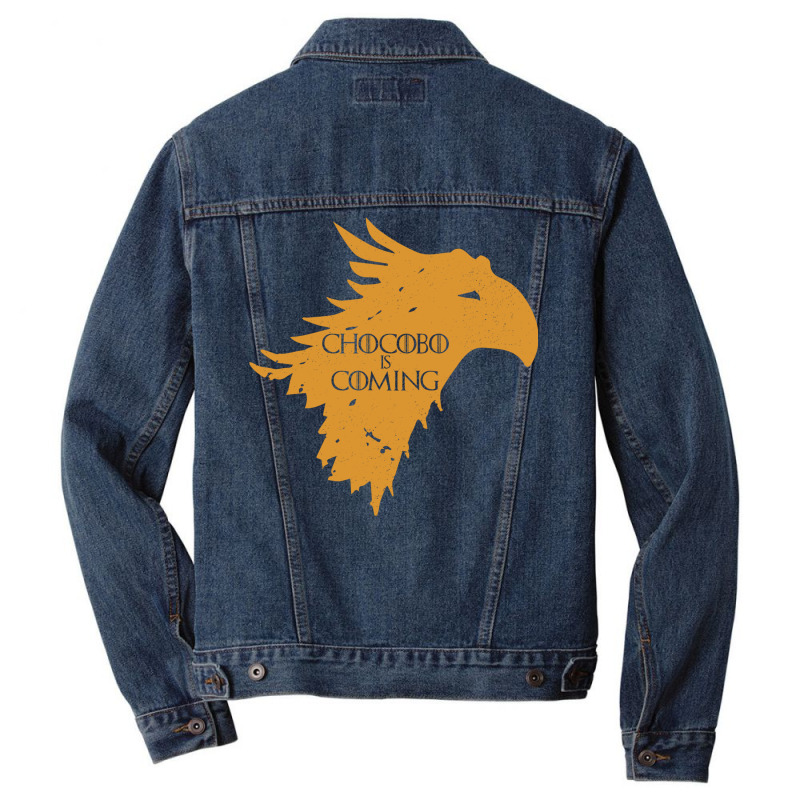 Chocobo Is Coming Men Denim Jacket | Artistshot