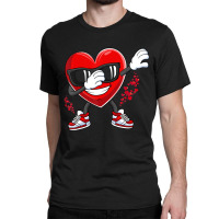 Hot Trend Dabbing Heart Boy Valentines Day Heart Valentine Classic T-shirt | Artistshot