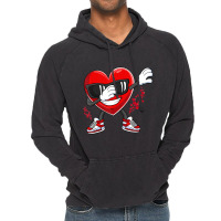 Hot Trend Dabbing Heart Boy Valentines Day Heart Valentine Vintage Hoodie | Artistshot