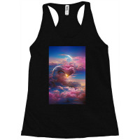 Trending Sun Light In Blue Sky Artsy Design Racerback Tank | Artistshot