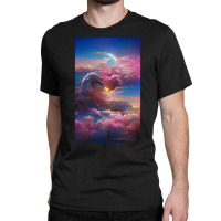 Trending Sun Light In Blue Sky Artsy Design Classic T-shirt | Artistshot