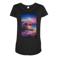 Trending Sun Light In Blue Sky Artsy Design Maternity Scoop Neck T-shirt | Artistshot