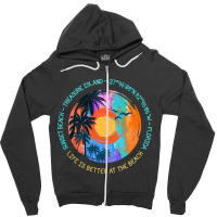 Limited Edition Sunset Beach, Treasure Island, Pinellas County, Florid Zipper Hoodie | Artistshot