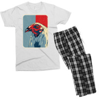 Vintage Cock Fight Game Fowl Men's T-shirt Pajama Set | Artistshot