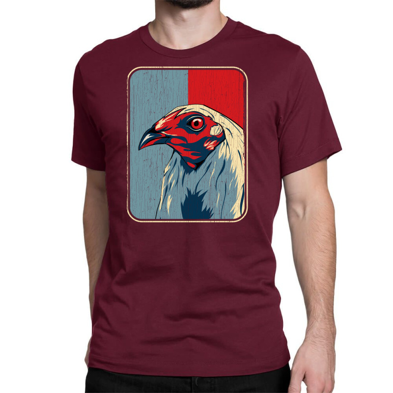 Vintage Cock Fight Game Fowl Classic T-shirt by tehanaqaesarw | Artistshot