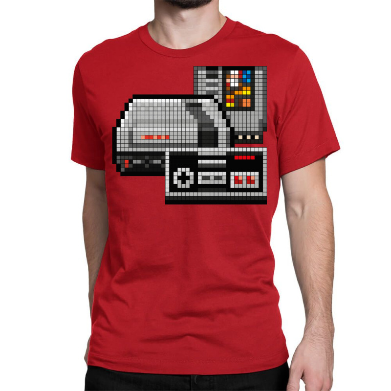 Classic Console Gamer 8bit Retro Classic T-shirt | Artistshot