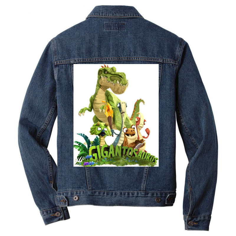 Gigantosaurus Giganto Amp 4 Kid Dinos Gigantosaurus Poster Boy Men Denim Jacket by swailsknoppf | Artistshot