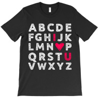 Hot Trend Happy Valentine's Day Cute Retro Teacher Alphabet T-shirt | Artistshot